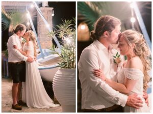 Beautiful destination wedding in Crete Greece