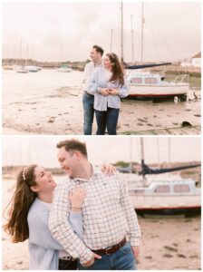 Windy Engagement Shoot at Hill Head