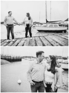 Windy Engagement Shoot at Hill Head