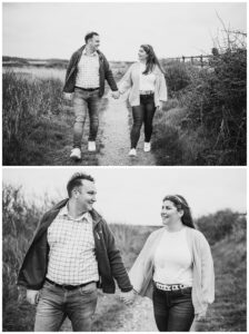 Windy Engagement Shoot at Hill Head