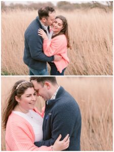 Windy Engagement Shoot at Hill Head