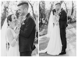 Beautiful Spring Clock Barn wedding