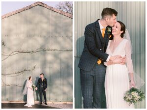Beautiful Spring Clock Barn wedding