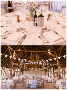 Beautiful Spring Clock Barn wedding
