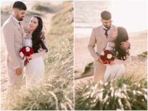 Wedding shoot at Hengistbury Head