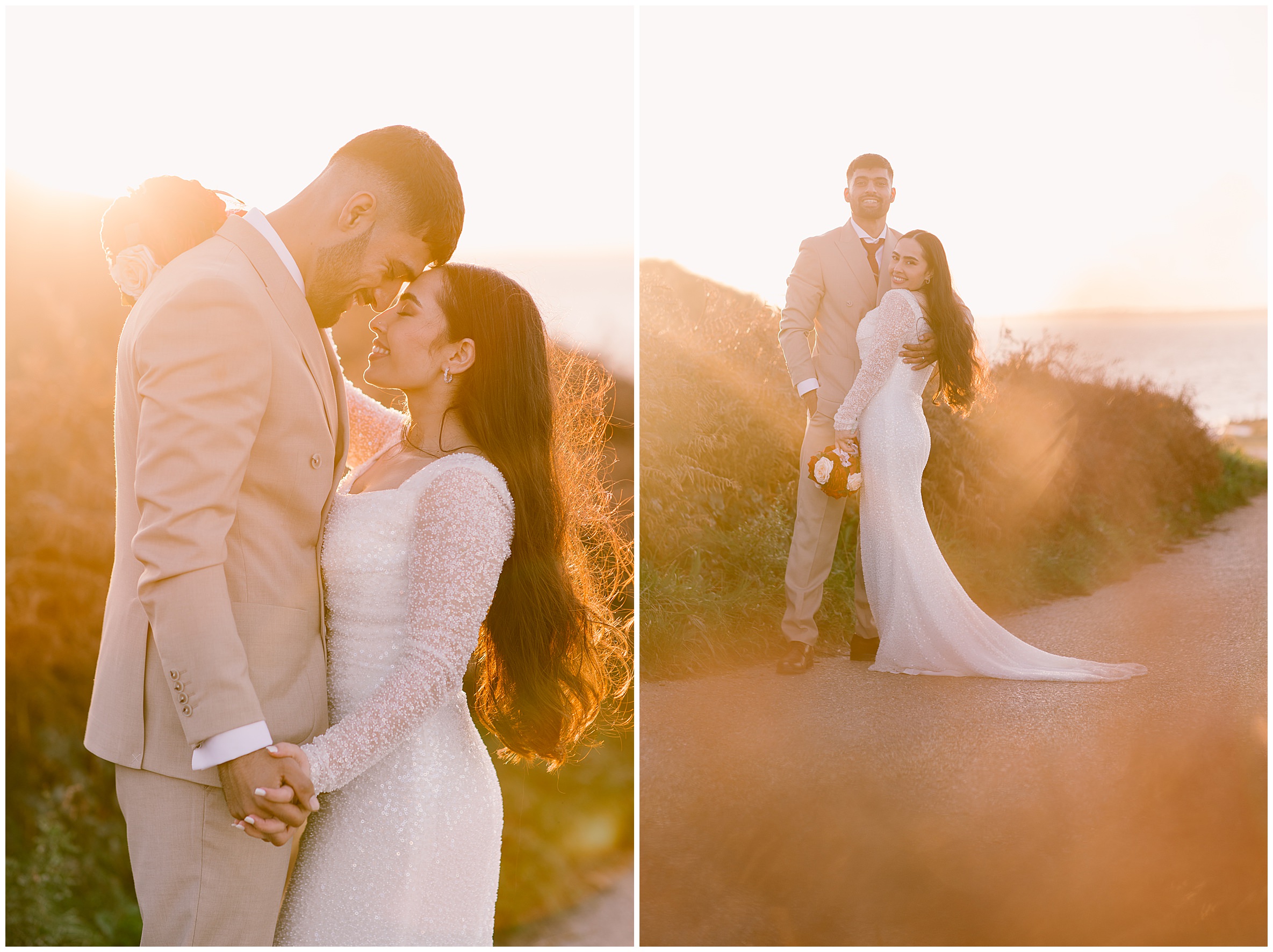 Wedding shoot at Hengistbury Head