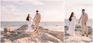 Wedding shoot at Hengistbury Head