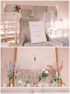 Ceremony chair for groom's mum that has passed away