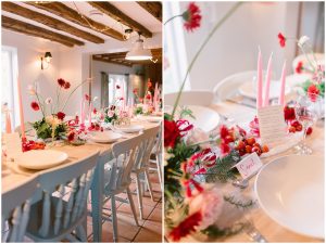 Pretty Table decor by Dear Luna Florals at the Hold Still Workshops Retreat